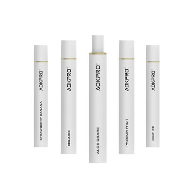 aprovação descartável de Vapes TPD da nicotina do sopro de 2ml Nic Salt 600