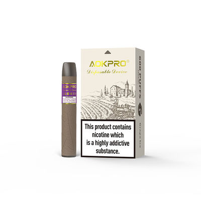 Barras descartáveis do sopro da uva de Vape da nicotina de ROHS 3ml Ejuice 50mg