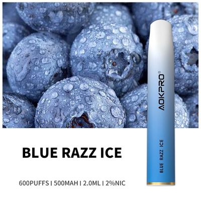 2ml sopros da pena 600 do E-líquido TPD Vape 500mah Vape não recarregáveis