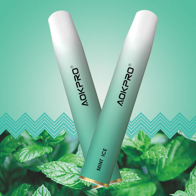 A nicotina descartável pequena Vape 3ml de 600 sopros do indicador do sopro do diodo emissor de luz preencheu