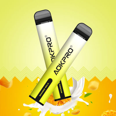 9 sabores incríveis 850mAh 2500 bateram a nicotina zero do dispositivo descartável de Vape