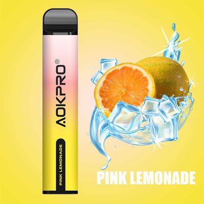 2500 sopro de alumínio duradouro Vape descartável Nic Salt 20mg 30mg 50mg