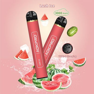 3000 barra recarregável do duende da melancia de Eliquid 8ml da barra do sopro 600mAh