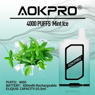 Tipo-c sopros 600mAh do Usb de Mesh Coil Sub-Ohm 15ml da pena 4000 da vagem de Vape