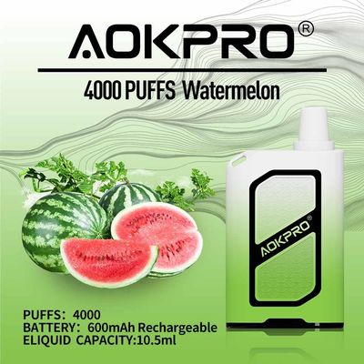 Sopro Vape descartável 30mg Nic Salt 10.5ml da melancia 4000