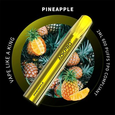 Sabores líquidos descartáveis da barra do duende do dispositivo 2ml E da vagem do abacaxi 20MG