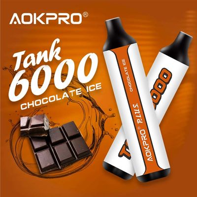 1.2ohm engrenam 6000 o sopro Vape descartável Pen Chocolate Ice Flavor