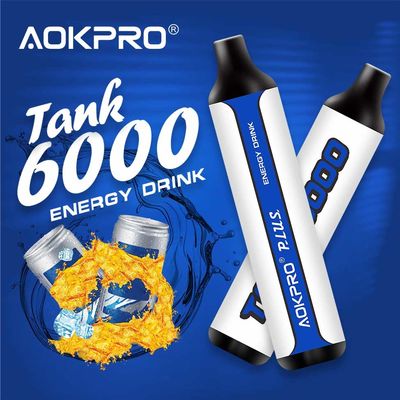 Pena descartável USB-C de Vape da nicotina de 5% que carrega 6000 barras do sopro 16 sabores