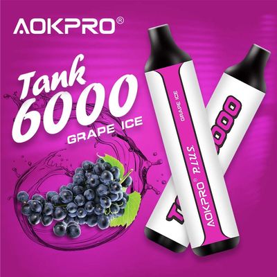 O gelo 6000 da uva sopra E-suco descartável Hyde Bar Vape de Vape 15ml 3%