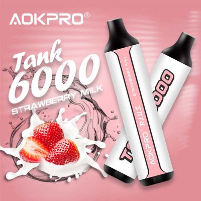 A pena descartável livre 15ml Nic Salt Vape Device 6000 de Vape da nicotina sopra
